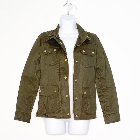 J. Crew Downtown Field Utility Jacket Mossy - Picture 5 of 9